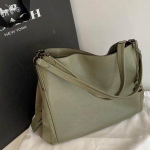 COACH | Large shoulder bag army green